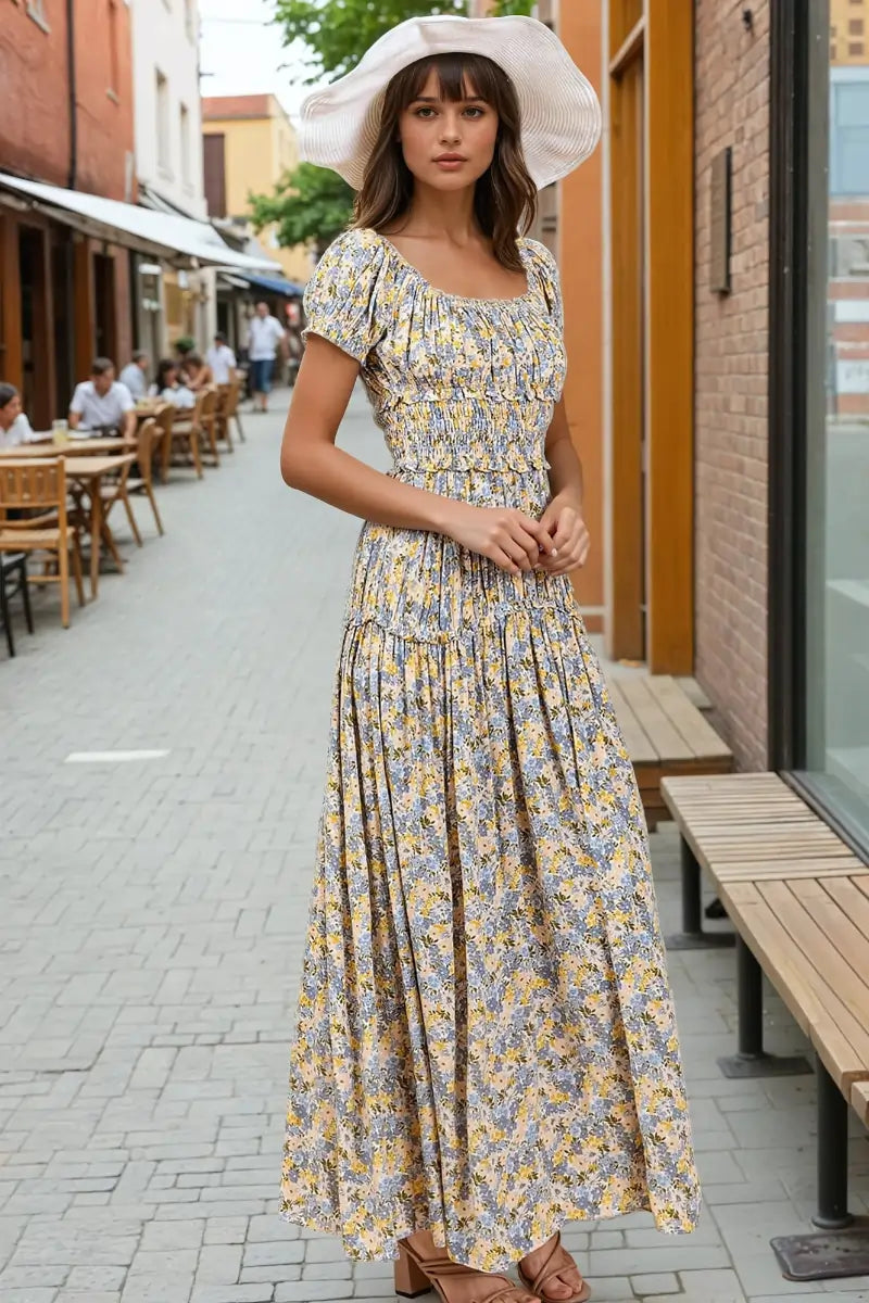 The Sunlit Blossom Dress