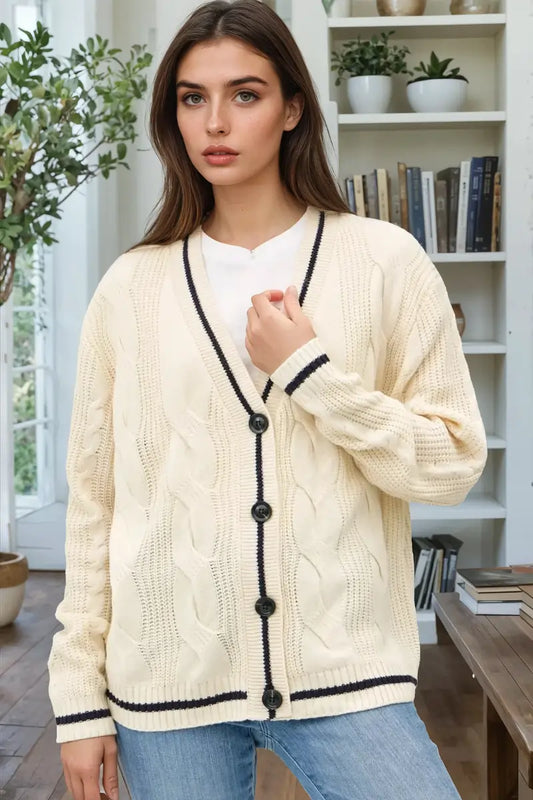 The Frosty Hearth Cardigan