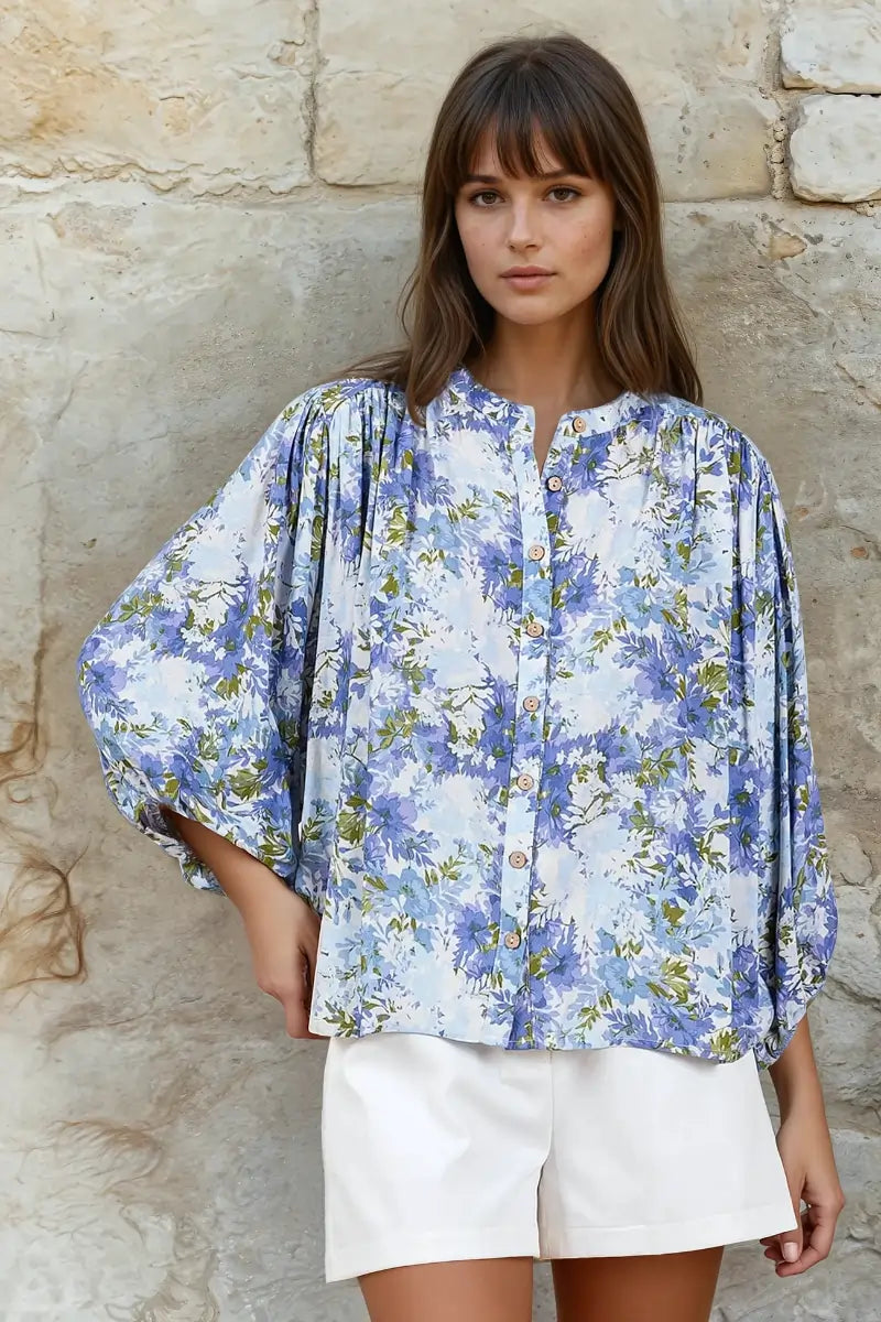 The Bluebell Breeze Blouse