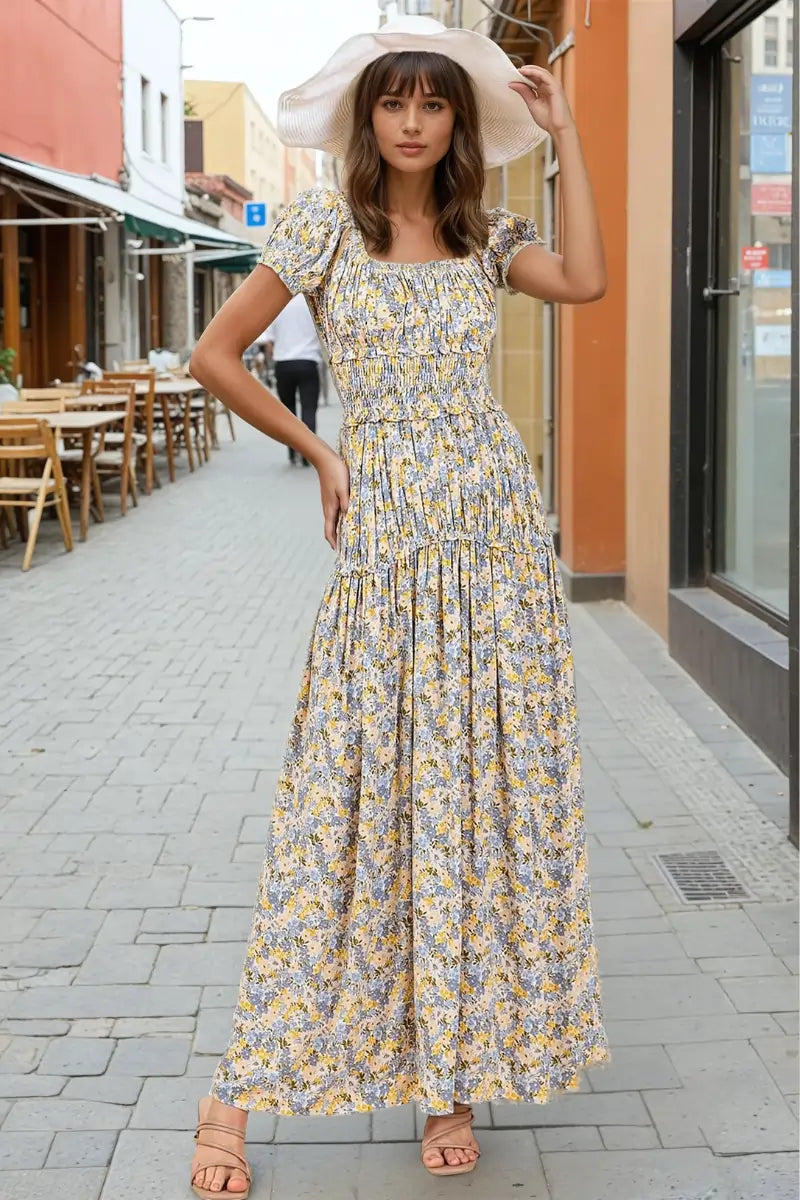 The Sunlit Blossom Dress