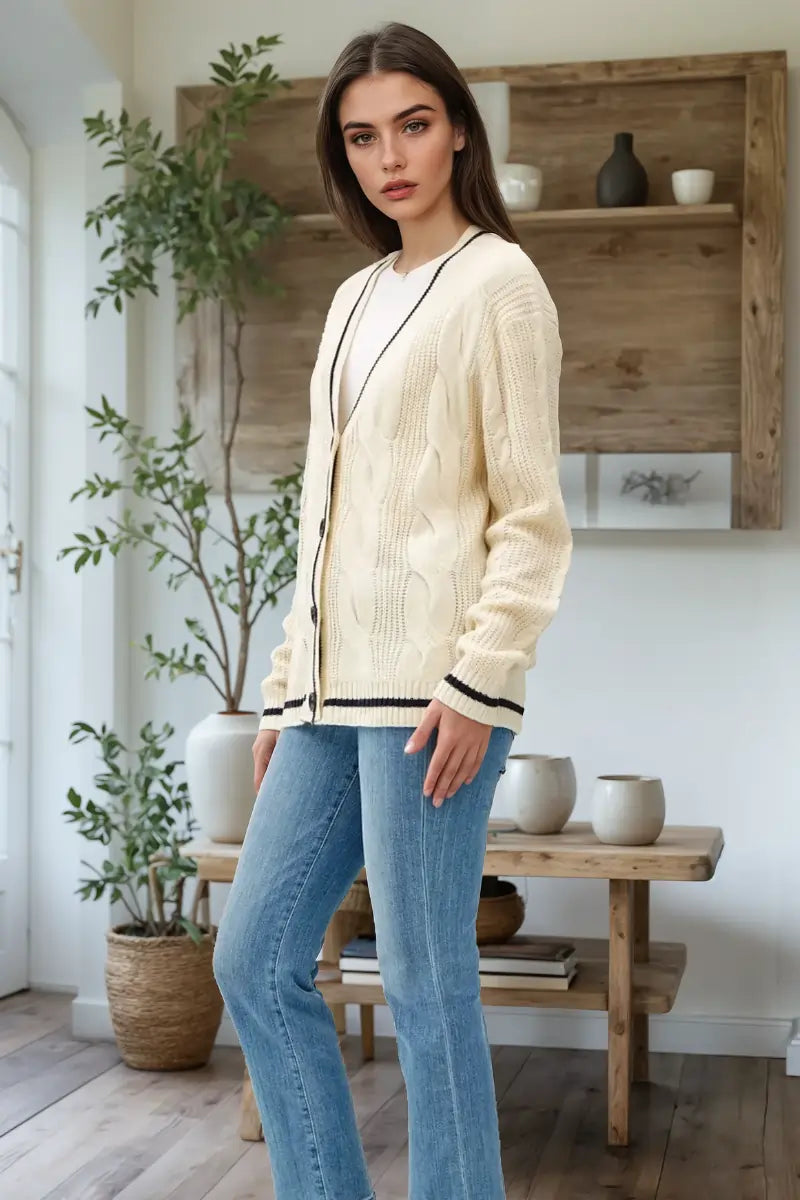 The Frosty Hearth Cardigan