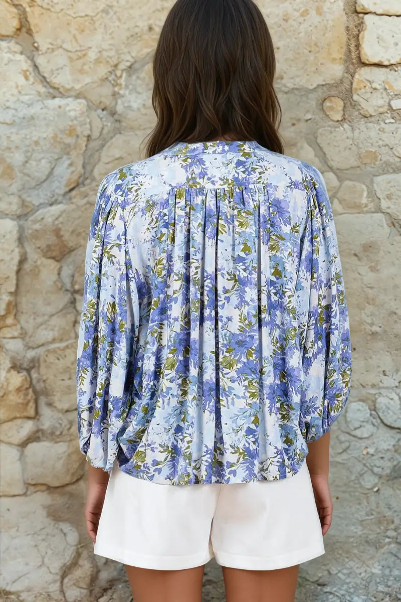 The Bluebell Breeze Blouse